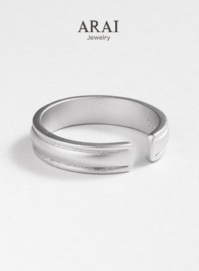 ARAI男女999足银情侣戒指