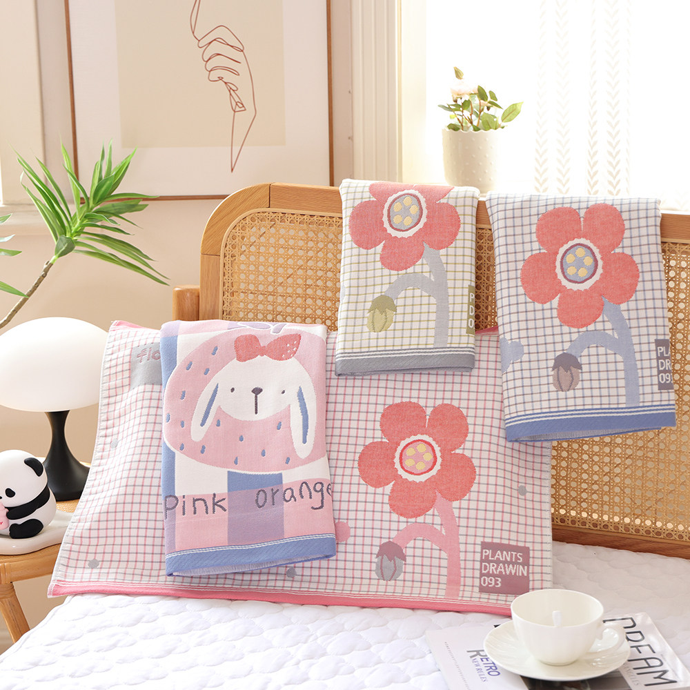 八层儿童纯棉纱布枕巾一对40*60枕头盖巾家用吸汗宝宝全棉枕头巾,淘宝优惠券,粉丝福利购,淘宝优惠卷