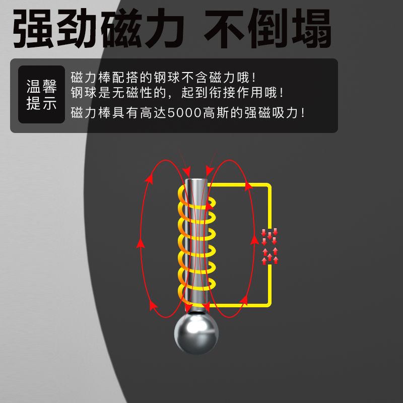 磁力棒组合套装巴克百变球1000颗磁铁磁力积木儿童益智拼装玩具 - 图2