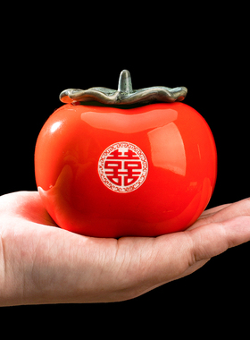 柿柿如意订婚摆件乔迁入宅礼品