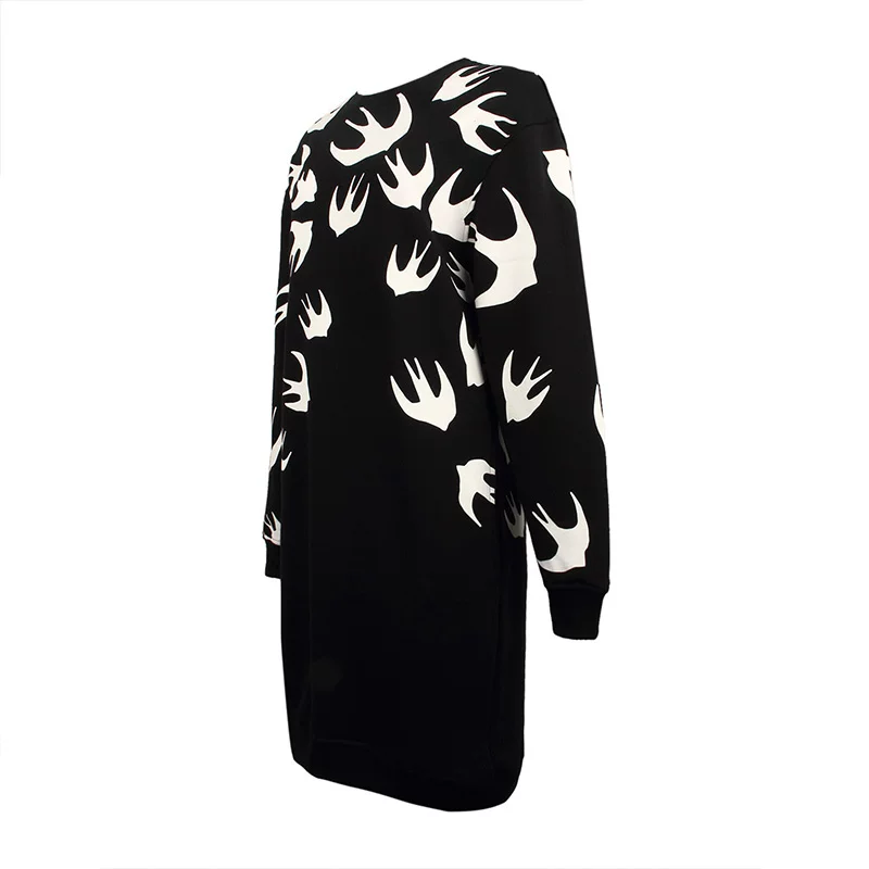 Сорочка MCQ/Ms. McQueen Swallow Pattern Long Slote 379194 RGH81