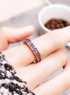 日系轻奢网红钻石戒指insins潮