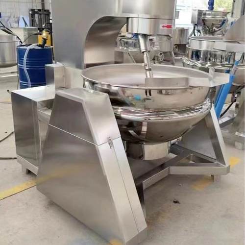 全自动香菇豆豉酱行星搅拌炒锅电加热剁椒酱龙虾酱料炒制搅拌锅 - 图1