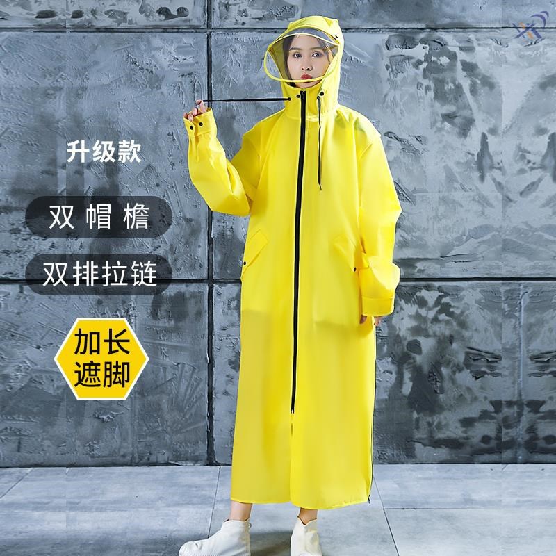 推荐Raincoat INS female big people waYlk new poncho full bod - 图1