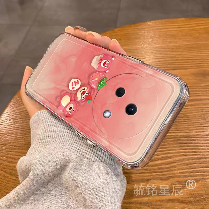 适用魅族21手机壳18pro新款17水墨16黑鲨5pro晕染3粉色4立体4s草莓熊pro3透明的2硅胶r2库洛米情侣高级感小众 - 图2