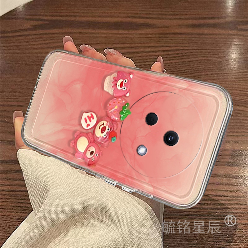 适用魅族21手机壳18pro新款17水墨16黑鲨5pro晕染3粉色4立体4s草莓熊pro3透明的2硅胶r2库洛米情侣高级感小众 - 图1