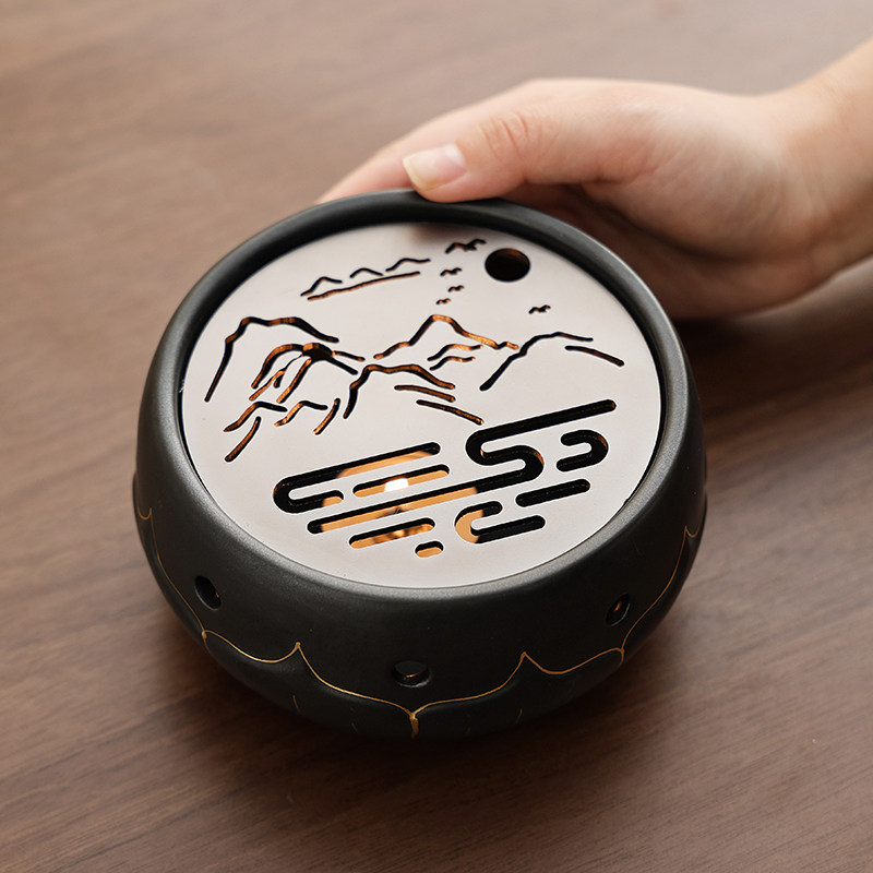 禅意煮茶炉蜡烛加热底座日式茶壶温茶炉速热片温茶器室内茶炉煮茶,淘宝优惠券,粉丝福利购,淘宝优惠卷