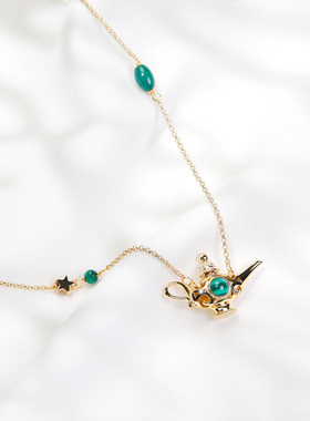 千夜浮梦阿拉丁神灯香薰瓶项链