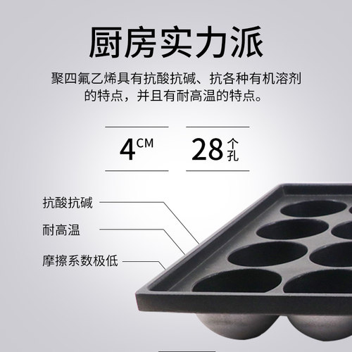 章鱼小丸子机商用摆摊燃气鱼丸炉单板煤气虾扯蛋电热章鱼烧机器 - 图2