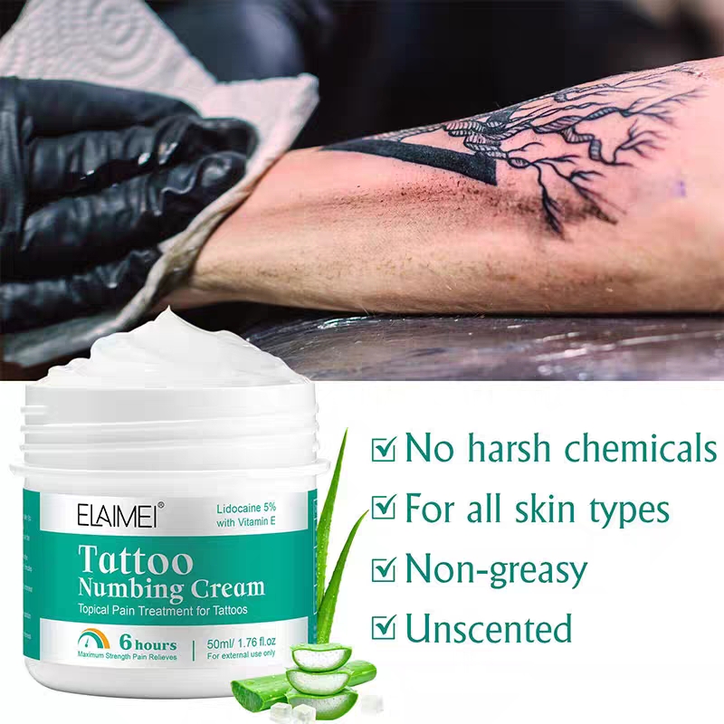 Tattoo Stop Pain Numbing Cream Coloring Soothing Pain Relief - 图3