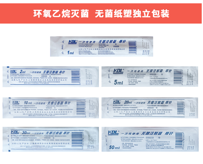 KDL医用螺口注射器一次性注射针器针筒针头12510203050/mL针管XQ - 图0