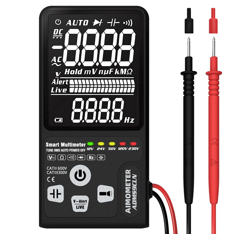 智能便捷式超薄大屏全自动万用表 aimometer万用表