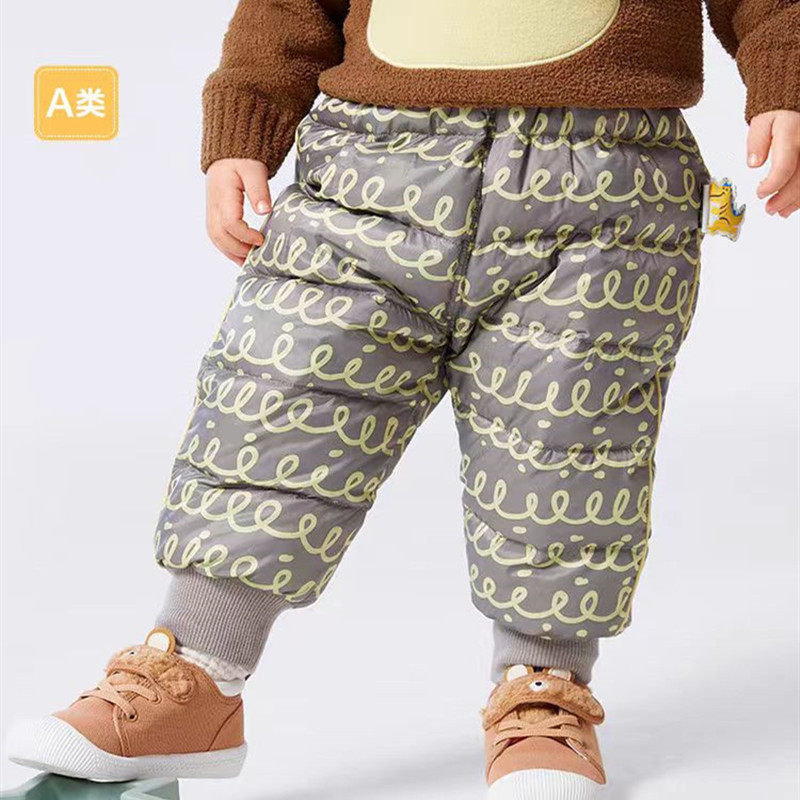 折扣宝宝羽绒裤轻薄高腰保暖儿童长裤子冬季婴幼儿男女童棉裤外穿,淘宝优惠券,粉丝福利购,淘宝优惠卷