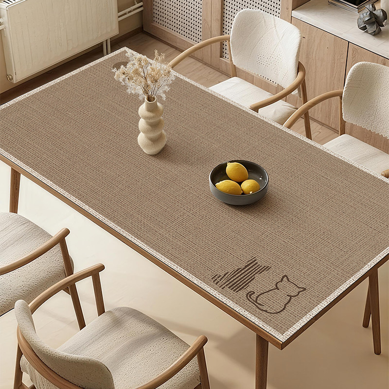 日式桌布防水防油免洗防烫pvc餐桌垫轻奢高级感茶几桌面保护垫,淘宝优惠券,粉丝福利购,淘宝优惠卷