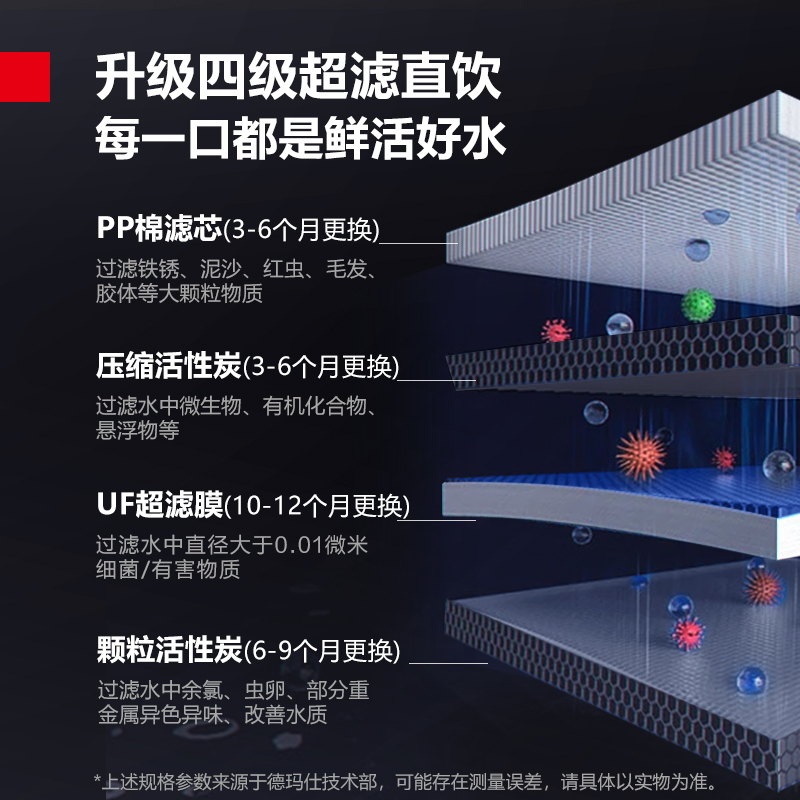 德玛仕直饮水机商用饮水机工厂车间学校医院一开一温SRZ-2L-L12 - 图1