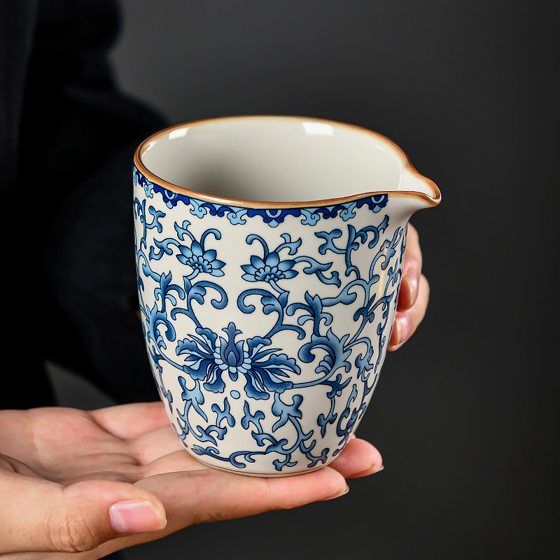 汝窑公道杯三件套茶漏茶滤泡茶过滤器功夫茶具茶叶滤网陶瓷分茶器,淘宝优惠券,粉丝福利购,淘宝优惠卷