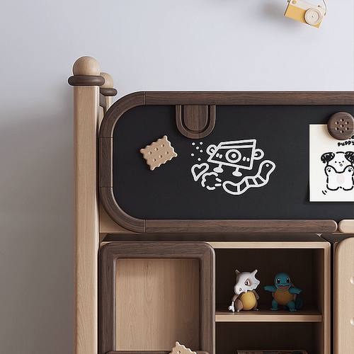 Mother's Choice 饼干床儿童实木儿童上下收纳小户型中高床半高床 - 图1