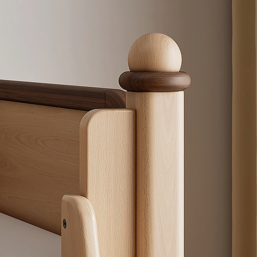 Mother's Choice 饼干床儿童实木儿童上下收纳小户型中高床半高床 - 图3