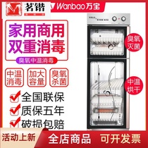 Vanpel Home Cabinet Cabinet Commercial Ozone Infrared Single Double Door Stainless Steel Cutlery Bowls Chopstick Kitchenette