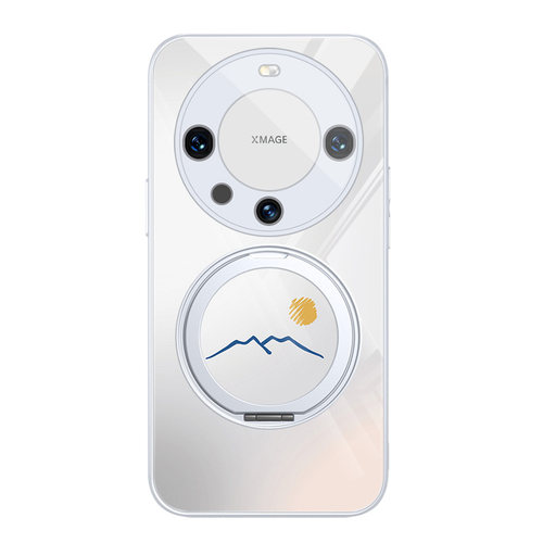 简约情侣手机壳适用oppofindx6pro自带支架x7ultra指环扣Reno13小众男女款12高级感ins风vivox200玻璃100闺蜜 - 图3