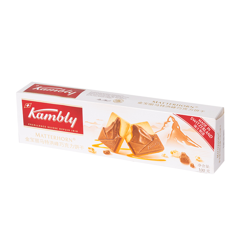 Kambly金宝丽饼干瑞士原装进口巧克力饼干薄片零食 - 图3