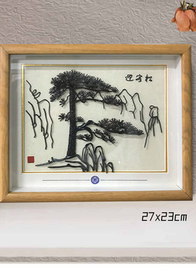 特价纯手工安徽团购纪念飞龙铁画