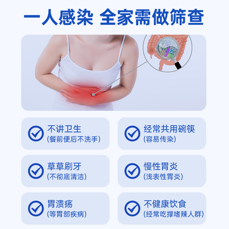 优益诺胃幽门螺旋杆菌抗体检测试剂盒（胶体金法）自检自测试剂盒