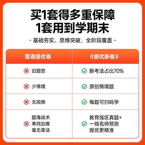 【附赠周末小测卷】26秋版阳光同学提优新卷小学一二三四五六年级上下册语文数学英语人教北师苏教版单元期中期末卷教材同步检测卷 - 图3