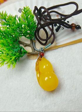 天然原矿新蜜葫芦吊坠锁骨链时尚百搭款