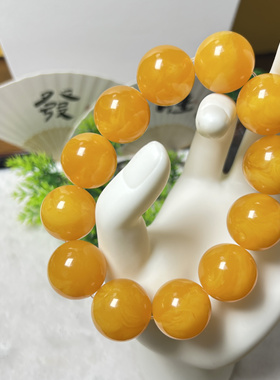 天然原矿新蜜圆珠手串卡20mm时尚百搭款