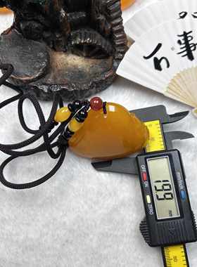 天然原矿新蜜佛公素绳款吊坠毛衣链时尚百搭款