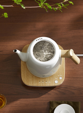 鸣盏316L无缝内胆泡茶专用烧水壶