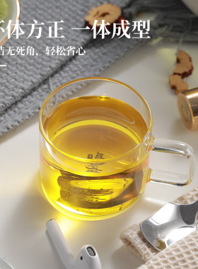 加厚玻璃泡茶品茗杯鸣盏