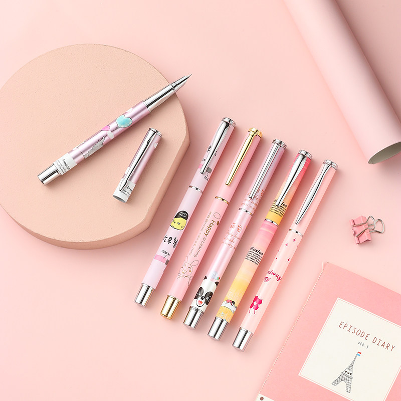 hero英雄官方正品学生卡通正姿钢笔套装小学三年级男生女生入门书法练字专用可替换墨囊小学生初中儿童钢笔,淘宝优惠券,粉丝福利购,淘宝优惠卷