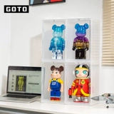 Goto Gundam Model Figure Box Blind Box Labubu Storage Display Rick Rick Scient Bear Bear Molly Transparent Dust -Robe
