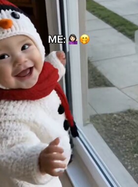 圣诞节雪人婴儿连体衣派大星婴儿睡袋手工钩织毛线针织材料防踢被