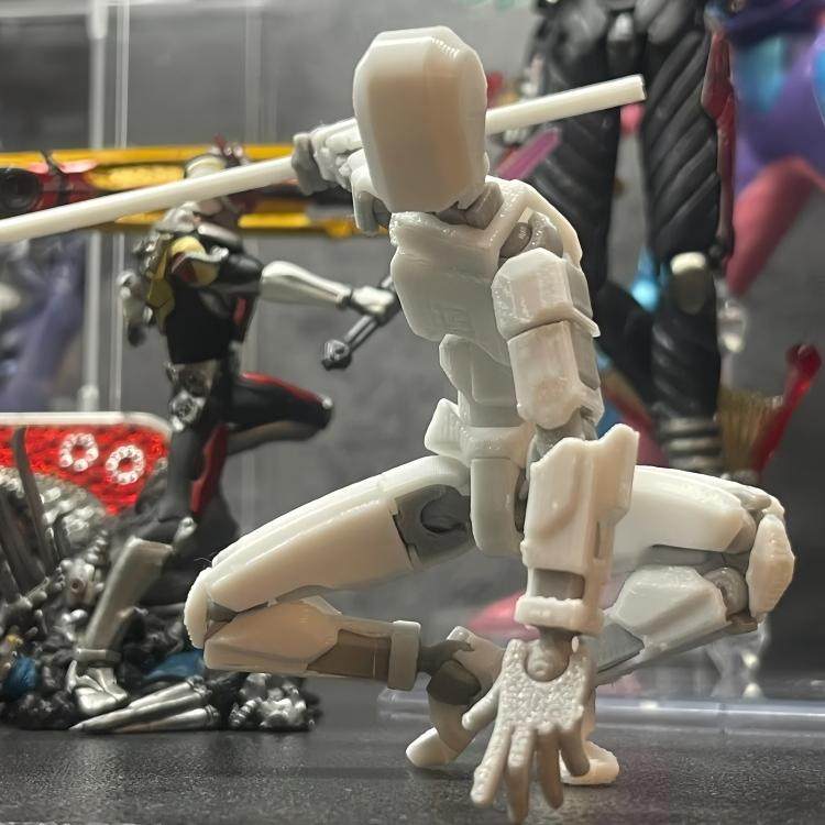 可动人偶3d多关节diy手办翅膀机械数码模型摆件解压儿童玩具礼物,淘宝优惠券,粉丝福利购,淘宝优惠卷