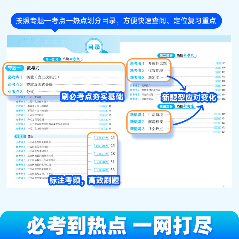 【作业帮旗舰店】中考热搜卷25版语文数学英语物理化学考前冲刺真题教材卷子练习册辅导书全国九年级初三总复习一轮二轮视频讲解