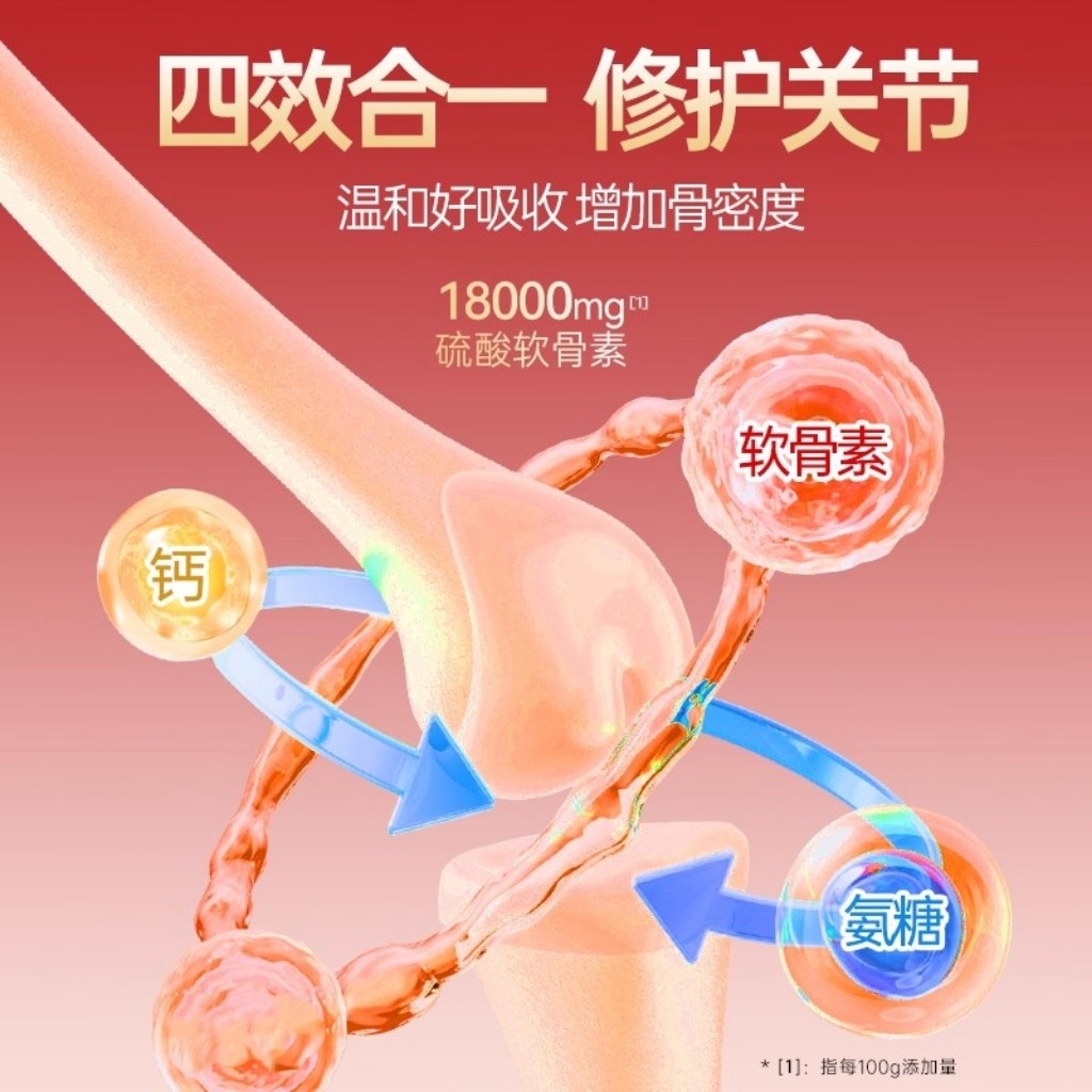 买三送二】氨糖软骨素钙片修护关节补钙成人中老年保健增强骨密度,淘宝优惠券,粉丝福利购,淘宝优惠卷