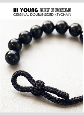 HiYOUNG黑曜石手链原创