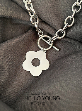 你好青年合金项链百搭