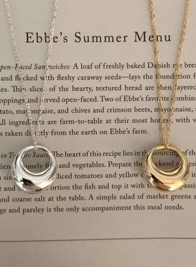 earlobe 韩国马鞍包长款项链ins冷淡风毛衣链 秋冬东大门进口代购