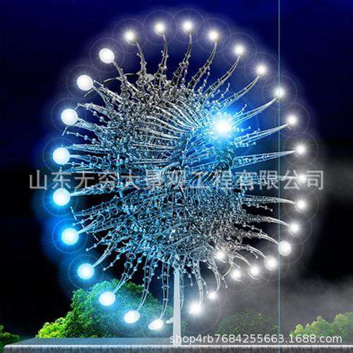 厂家制作大型不锈钢风动雕塑户外园林创意风动力工艺品 - 图2