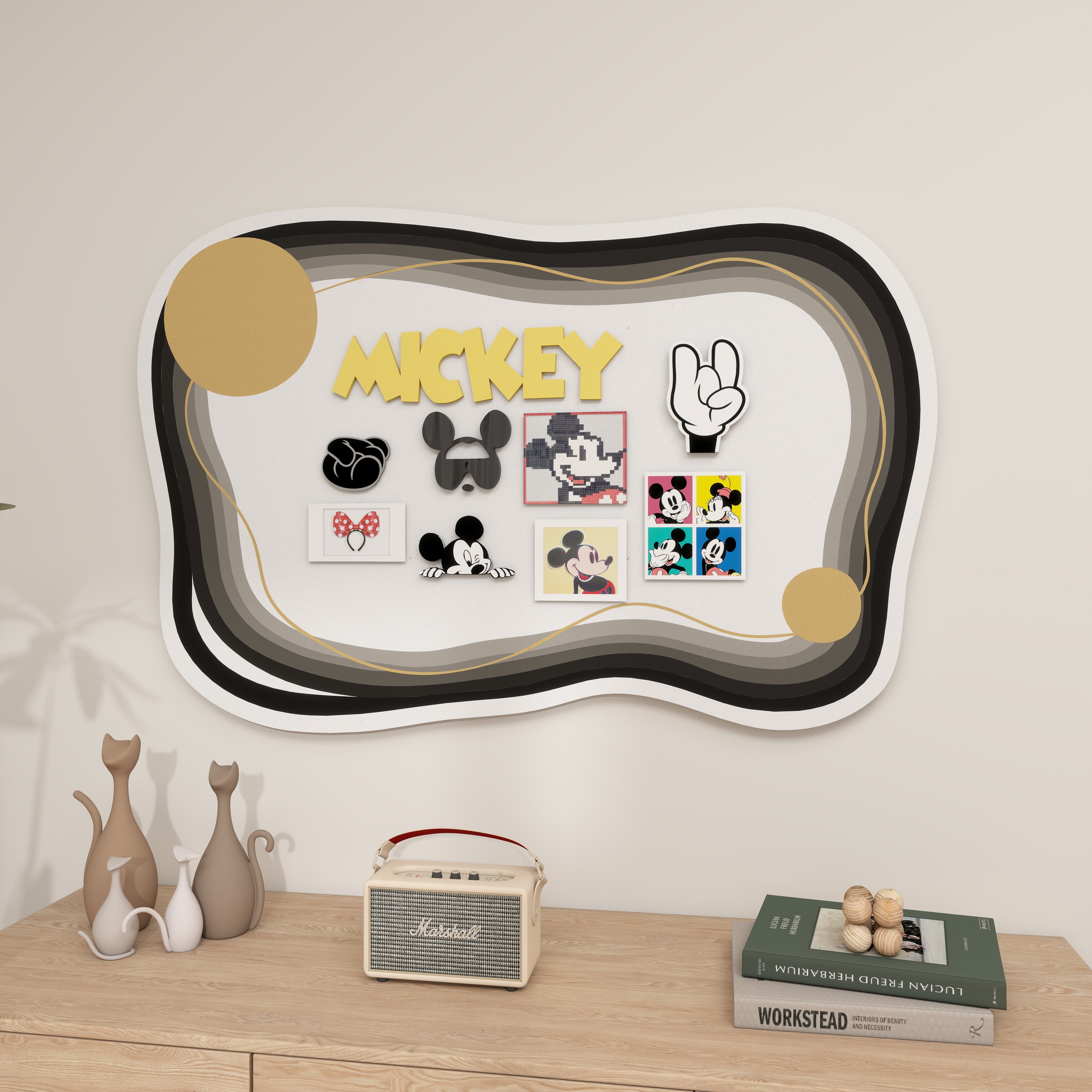 童趣风毛毡板墙贴幼儿园环创教室背景墙改造布置3d立体免打孔墙贴,淘宝优惠券,粉丝福利购,淘宝优惠卷