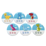 Детская именная наклейка для детского сада, водонепроницаемый значок, аксессуар на рюкзак, делается под заказ