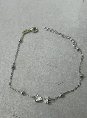 日系coss kokos925银蝴蝶结手链女小众设计百搭简约时尚气质高级