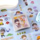 100 pieces of sunshine boy notebook sticker set cute cartoon notebook material decorative small pattern PET waterproof