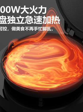 旺事达双面加热电饼铛大尺寸新款