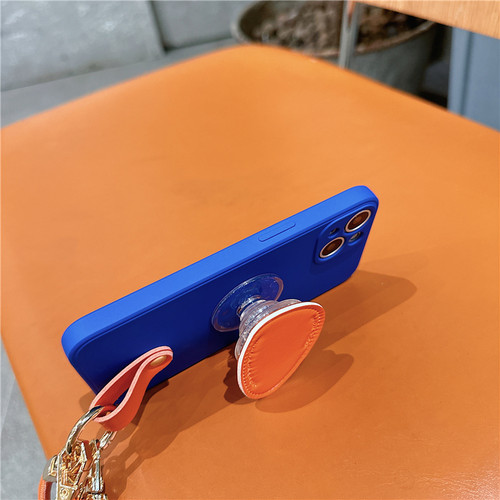 三星s23ultra手机壳s23+斜挎挂绳s22+可背带s21克莱因蓝s20几何皮质支架s10女note20/10新款s23fe硅胶s24/s25 - 图3