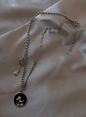 马上长款2020年简约气质潮网项链